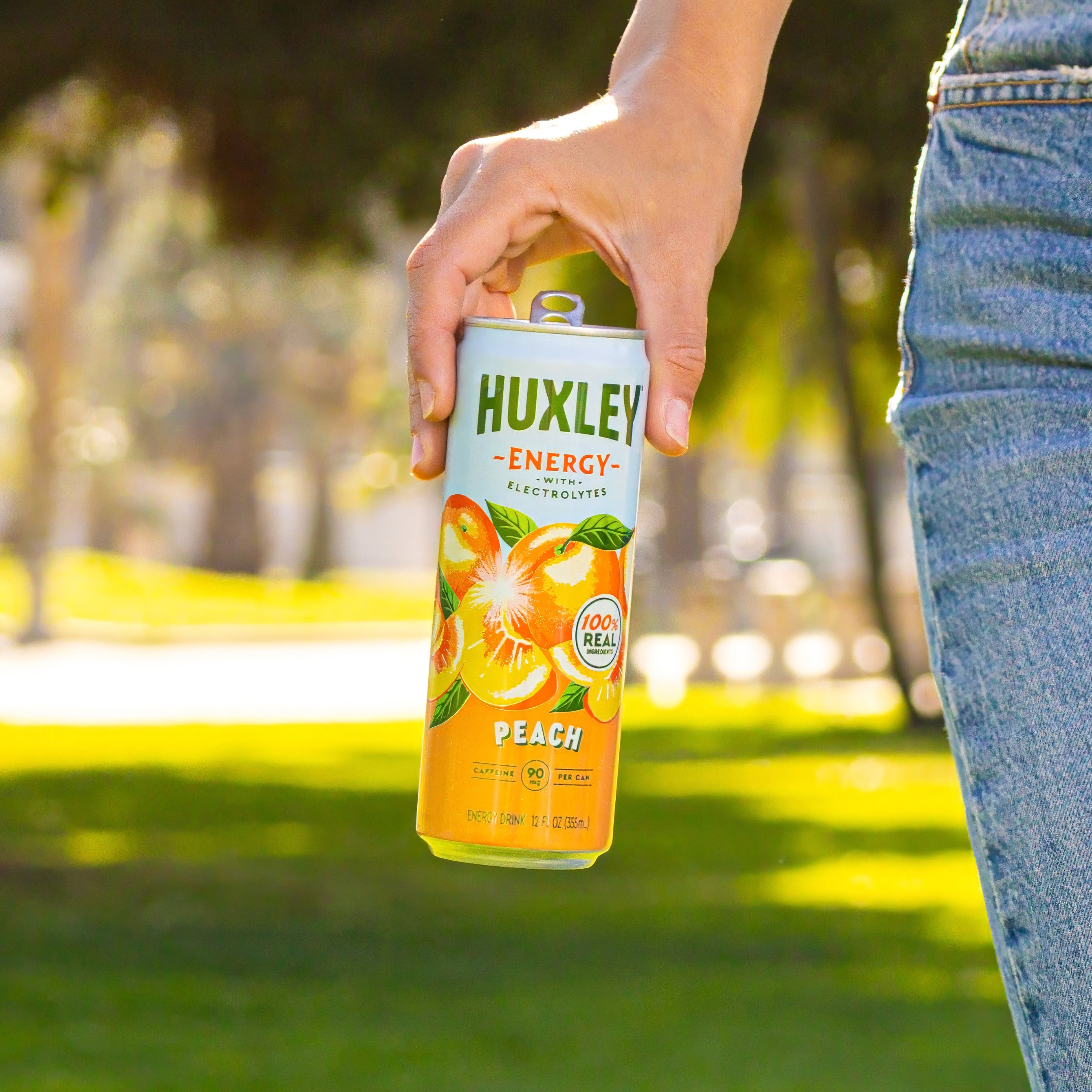 peachページ im Huxley Peach Energy Drink | Real Fruit Juice, 35 Calories