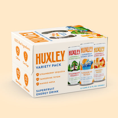 Huxley Superfruit Energy Drink Variety Pack